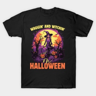 Creepin' It Real with Dog Witches T-Shirt